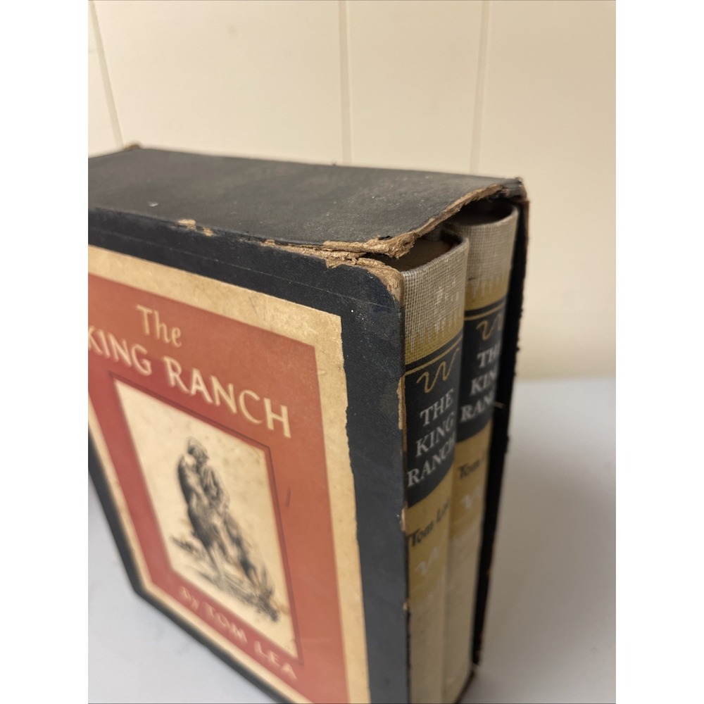 The King Ranch Tom Lea 2 Vol Set 1st Edition 1st Printing W/ Slipcase Texas 1957 View 5
